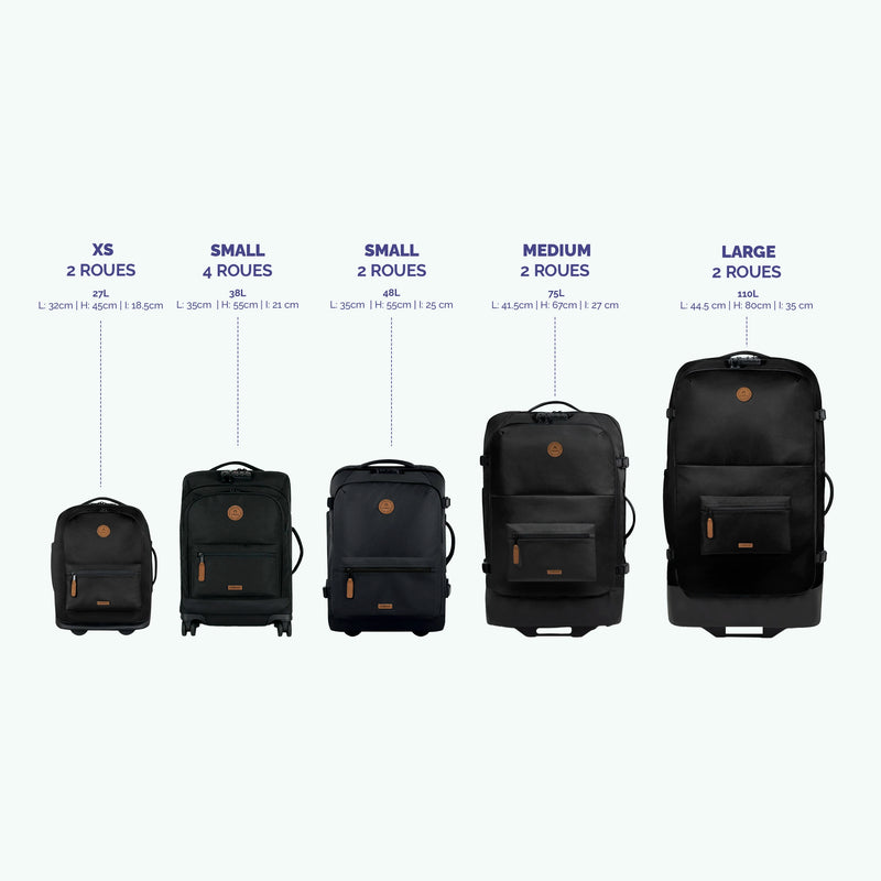 Valise souple 2 roues Large Coromandel — vue 10