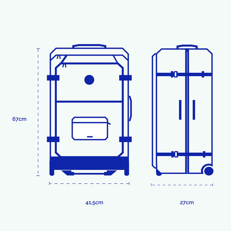 Valise Souple 2 roues medium Bimini — vue 7