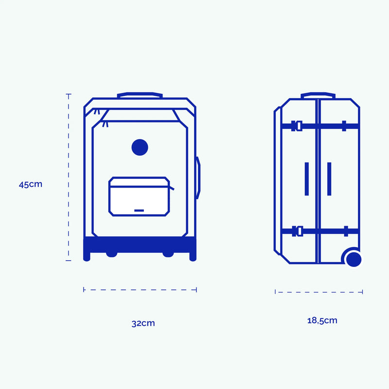 Valise souple 2 roues XS Amiens — vue 8